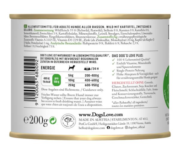 DOG'S LOVE Nassfutter für Hunde Adult, 6 x