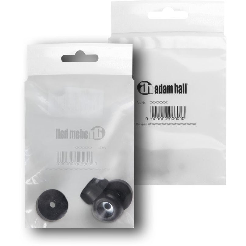 Adam Hall 4900M4AH rubberen voetjes 25 x 11 mm (4 stuks)