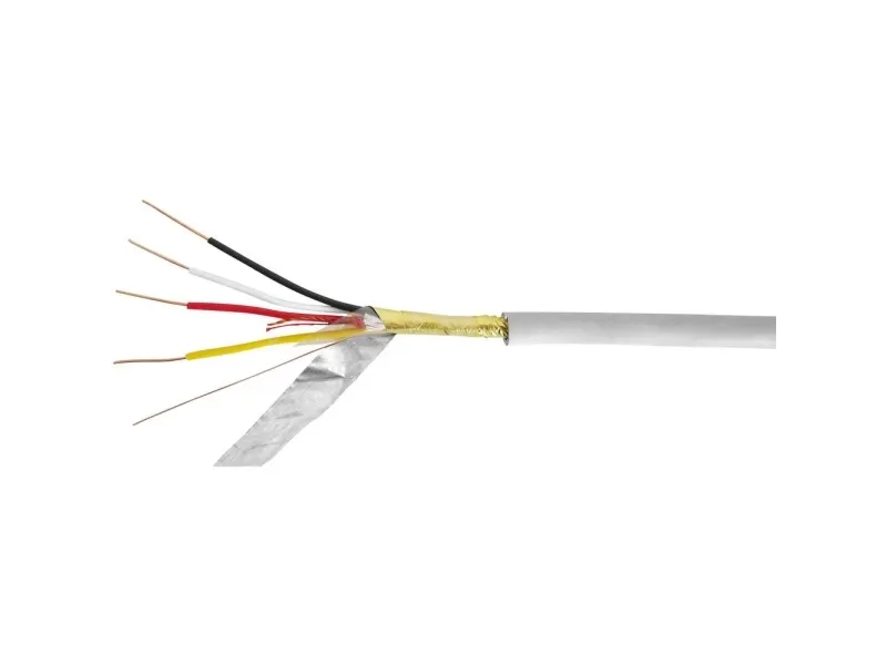 VOKA Kabelwerk JYSTY4X2X08 Telefonkabel J-Y(ST)Y 4 x 2 x 0.8 mm Stengrå (RAL 7032) 100 m
