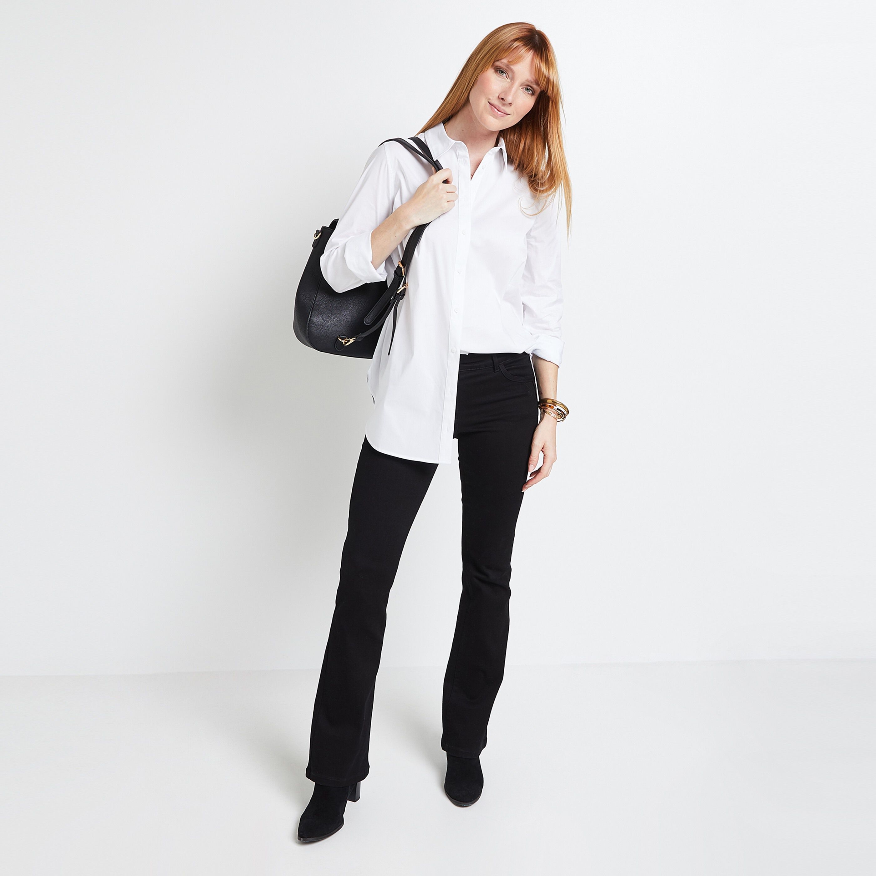 Chemise oversize femme - ECRU