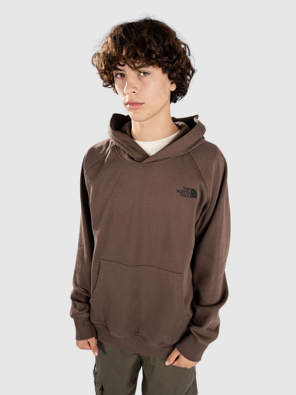 THE NORTH FACE Raglan Redbox Hoodie smokey brown