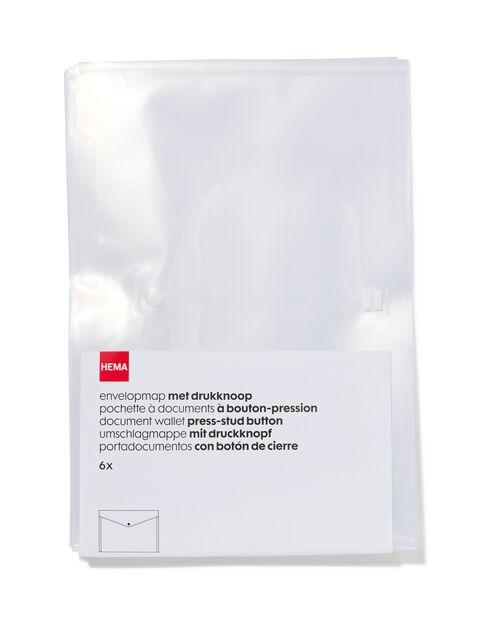 6 pochettes enveloppes
