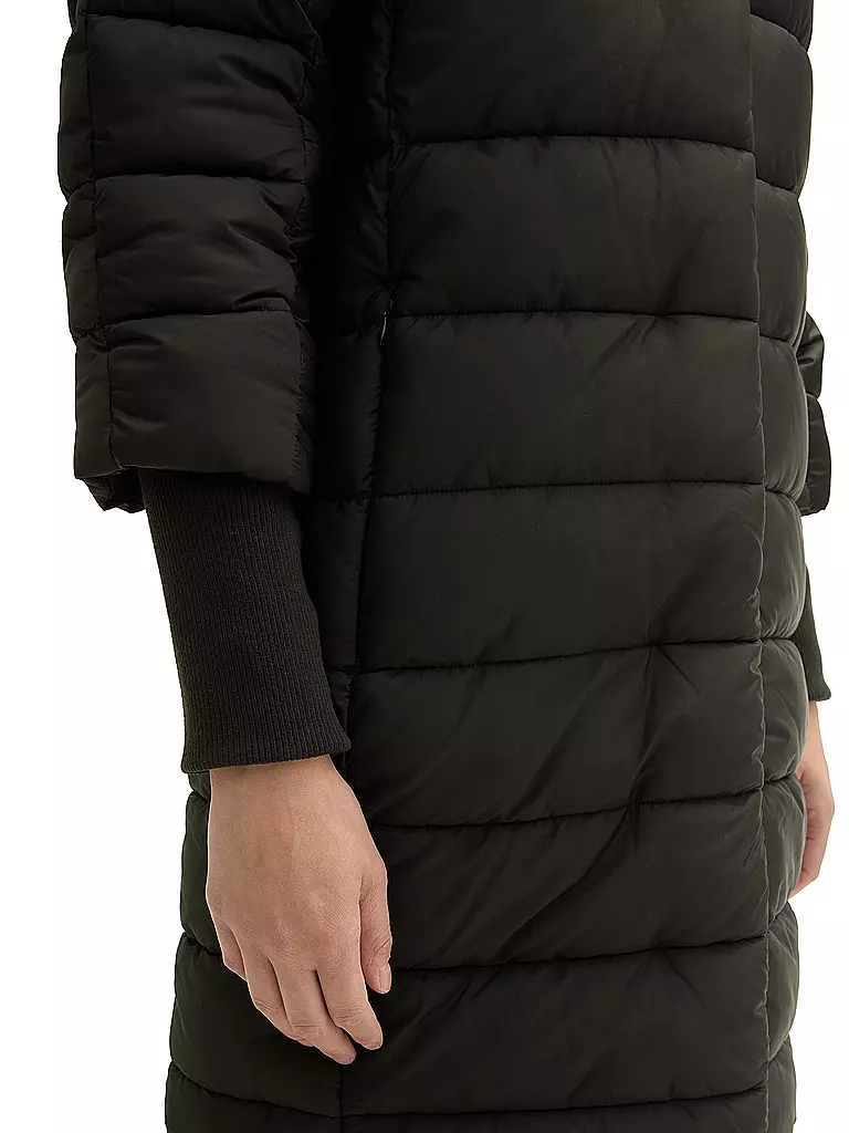 TOM TAILOR Steppmantel schwarz
