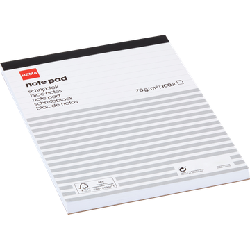HEMA Schrijfblok A5 100 Vellen