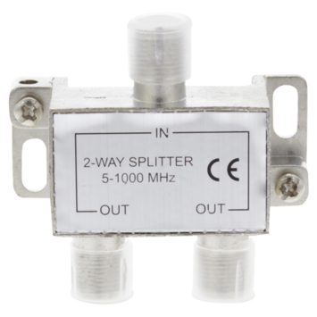 Q-Link coax F-splitter 2-weg/3F-connector