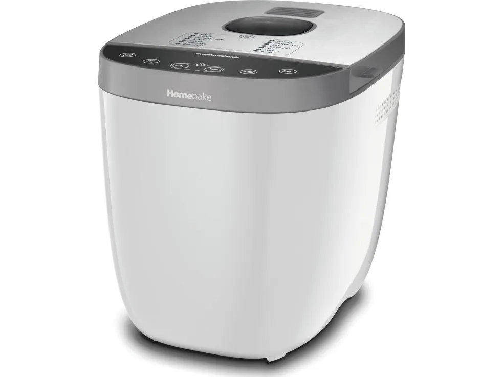 Morphy Richards Home Bake, Forsinket start-timer, Visningsvindue, 600 W, Grå, Hvid