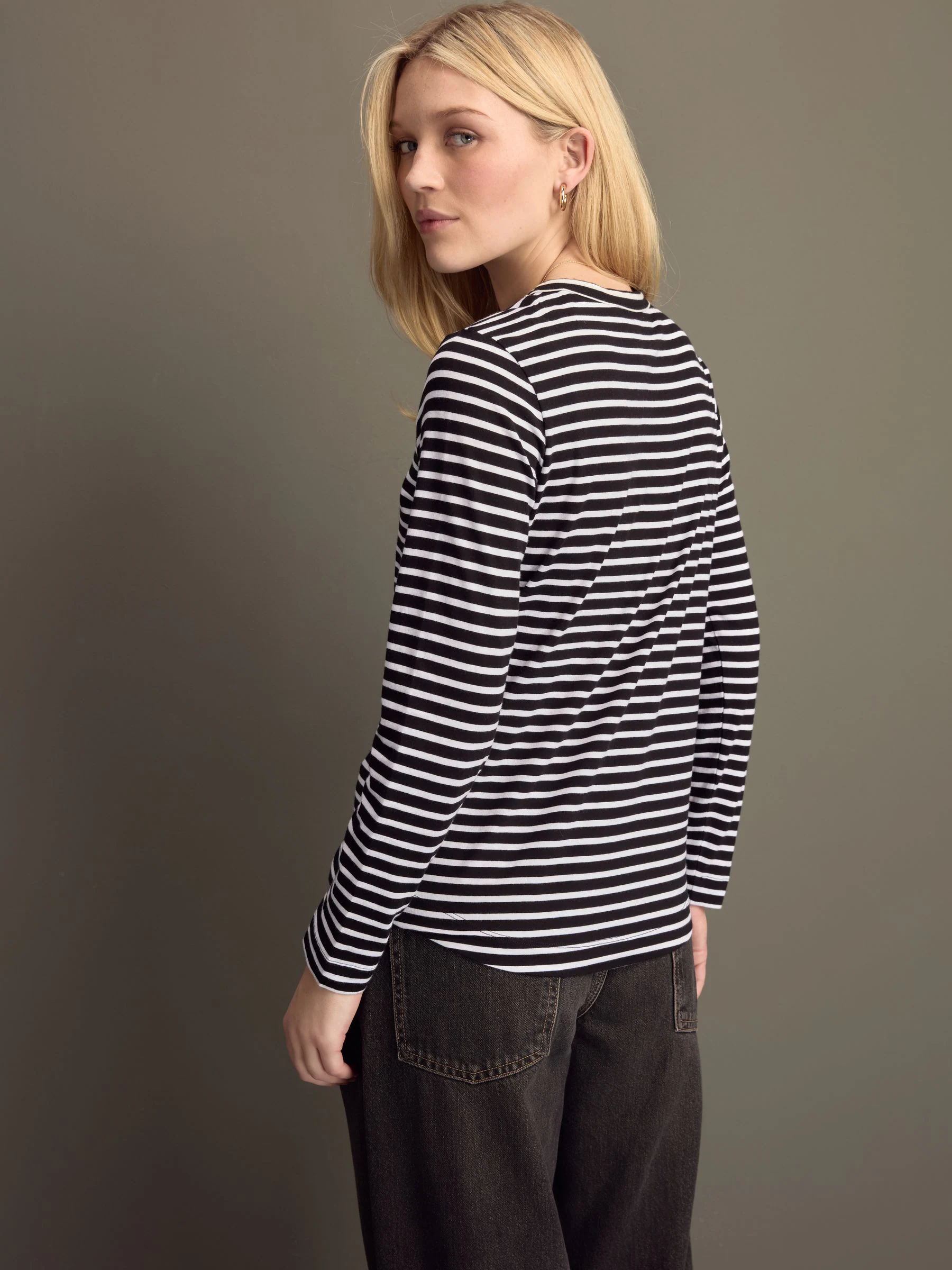 Multi - Set van 3 stuks 100% katoenen T-shirts met lange mouwen