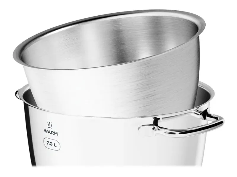 Titanium Chef Patissier XL KWL90.244SI - Mixer - 7 liter - 1.4 kW - sølv