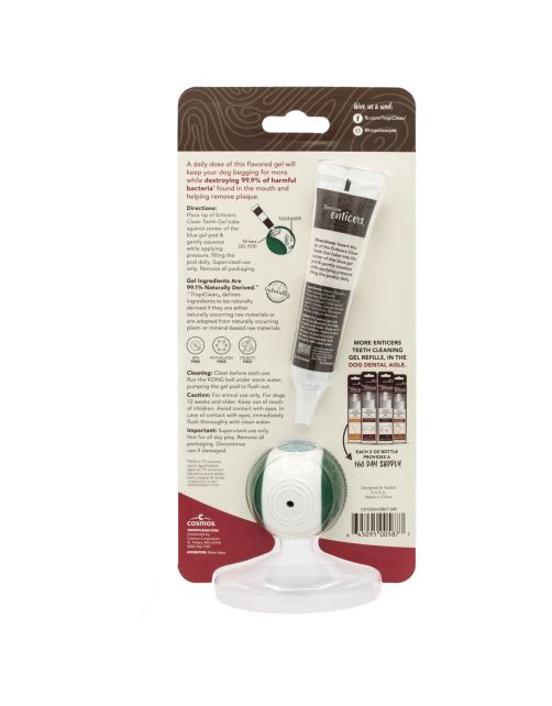 Tropiclean Enticers Dental Ball Kit Rund - Gebitsverzorging