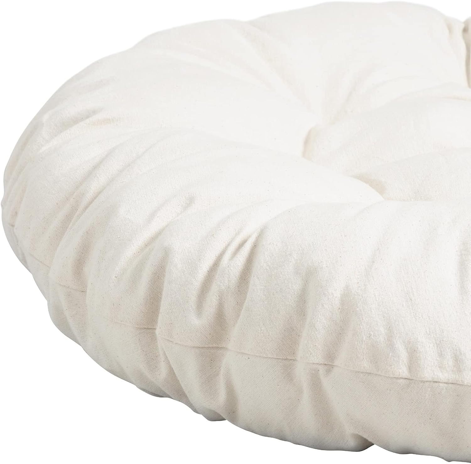Großes Doppel Papasan Sitzkissen Outdoor Wasserdicht Papasan Chair Cushion Hängend/Ei/Schaukel/Hängematte Stuhlkissen Verdicken Komfortable Weiche Garten Stuhlauflage,Weiß,65 * 45 in