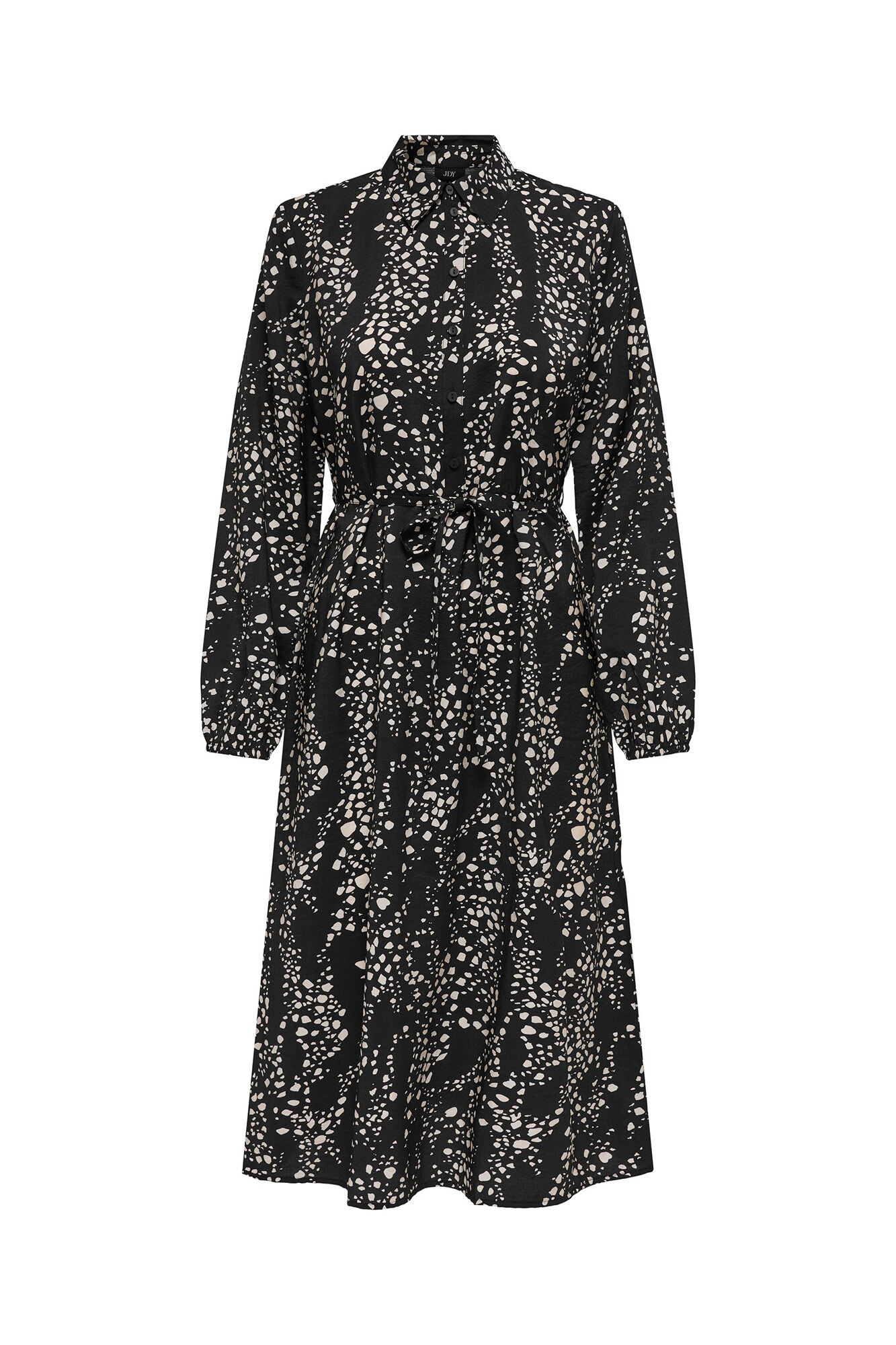 Vestido midi estilo camisa