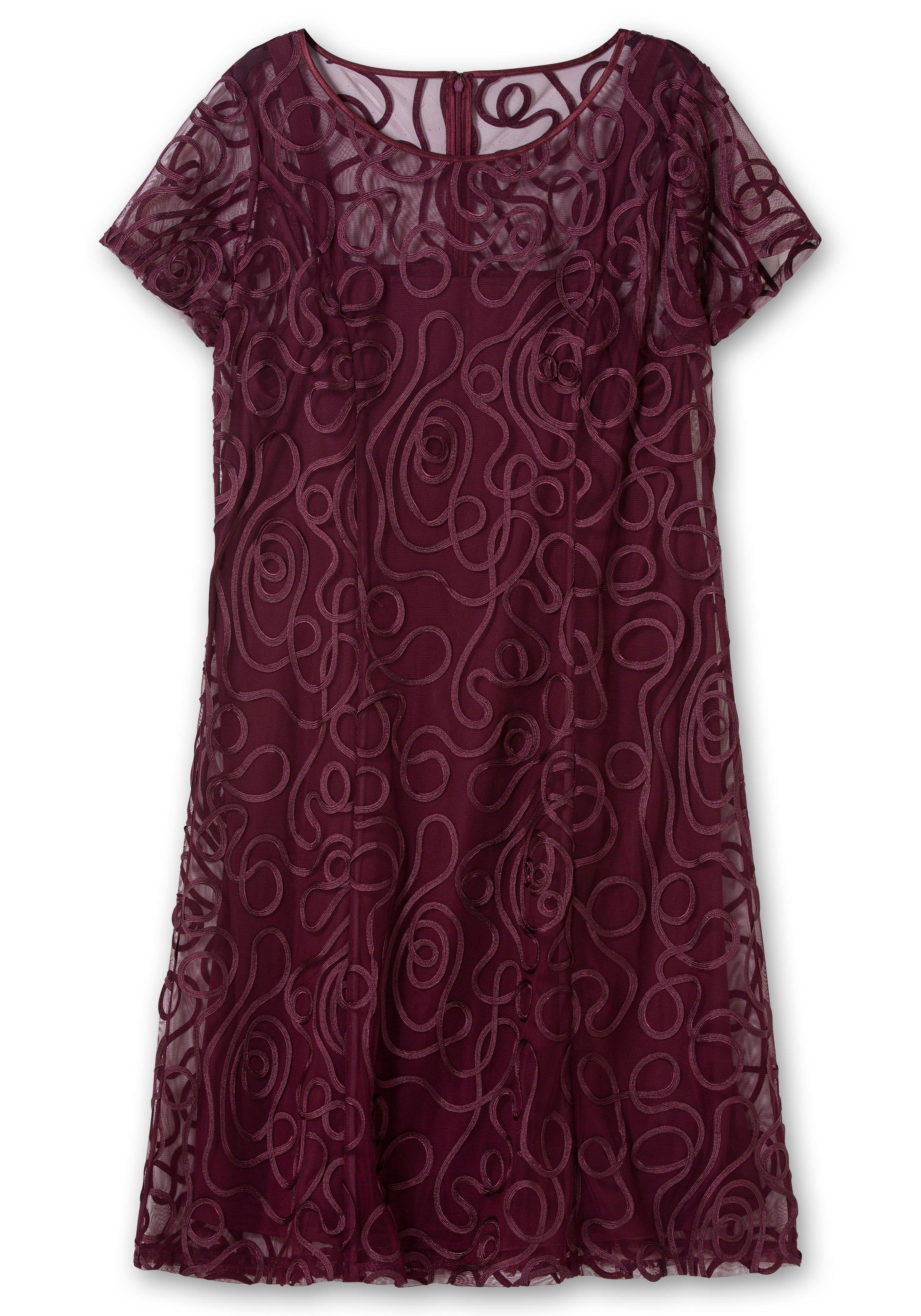Cocktailkleid mit Zierborten