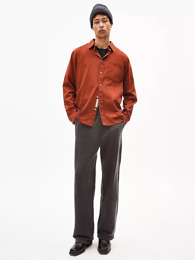 ARMEDANGELS Hemd Regular Fit DAANIL orange