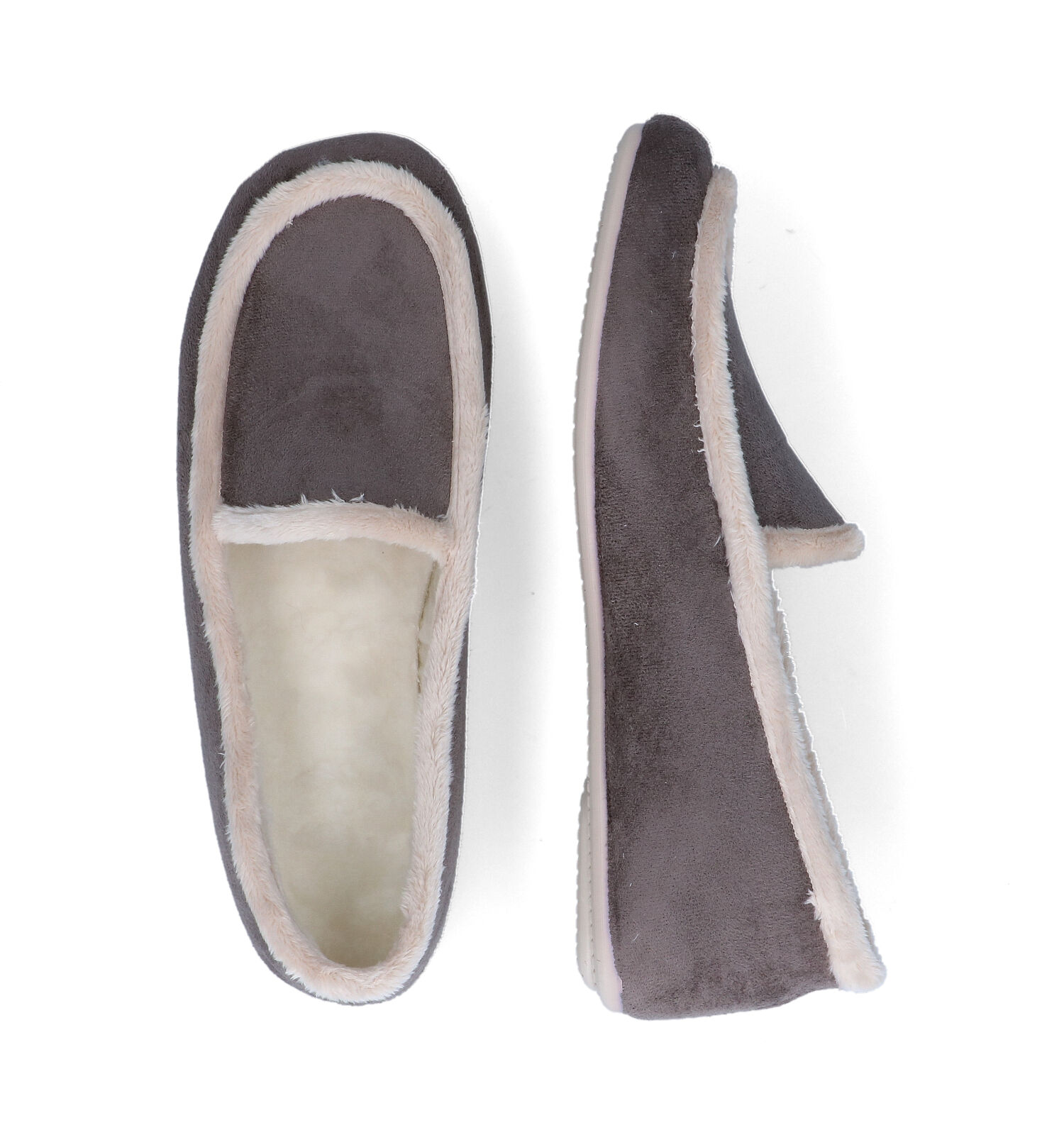 Pantoffels grijs