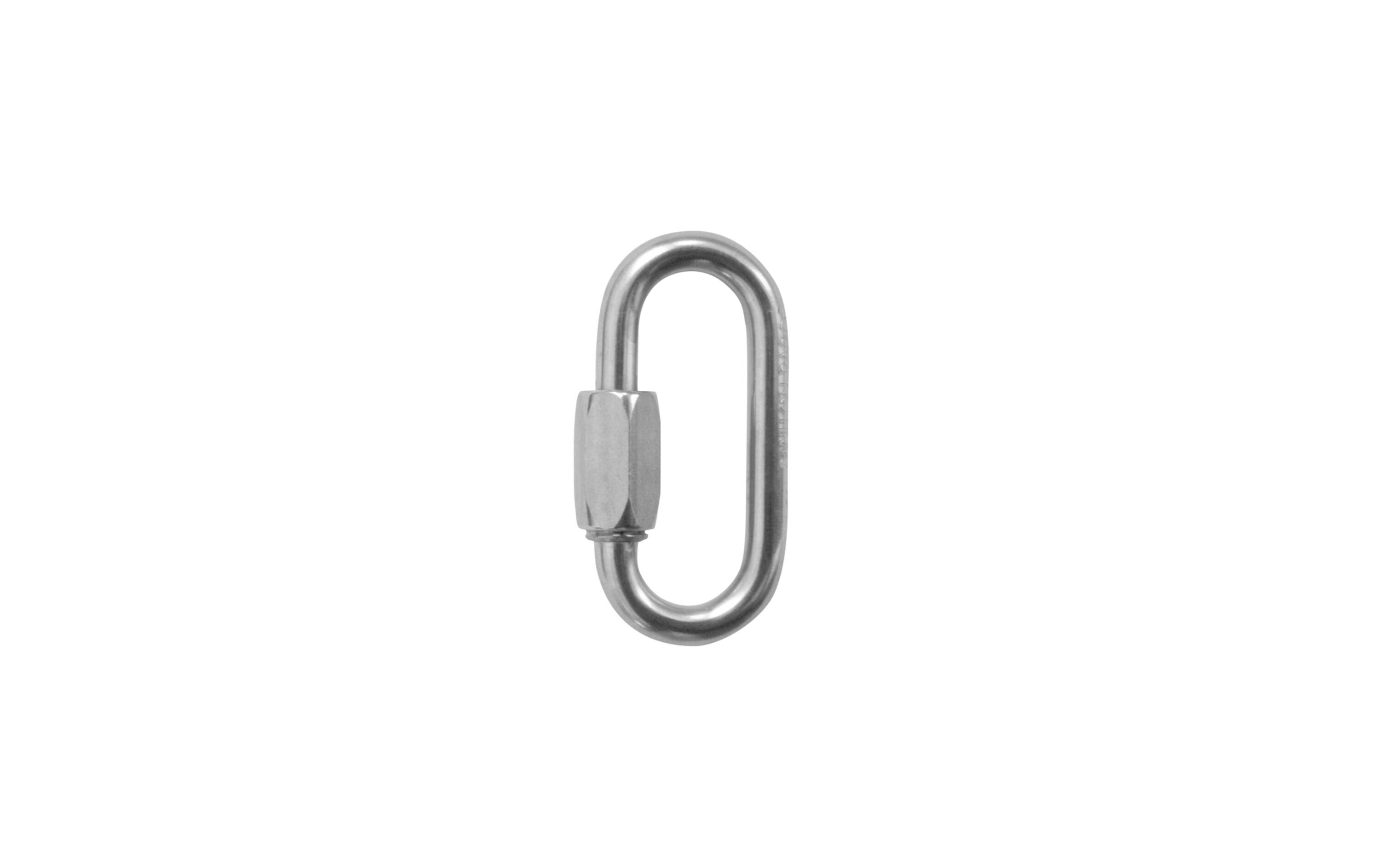 Kettenschnellverschluss Ø 3 mm, 25 mm, 50 kg, 2 StückKettenschnellverschluss Stahl verzinkt