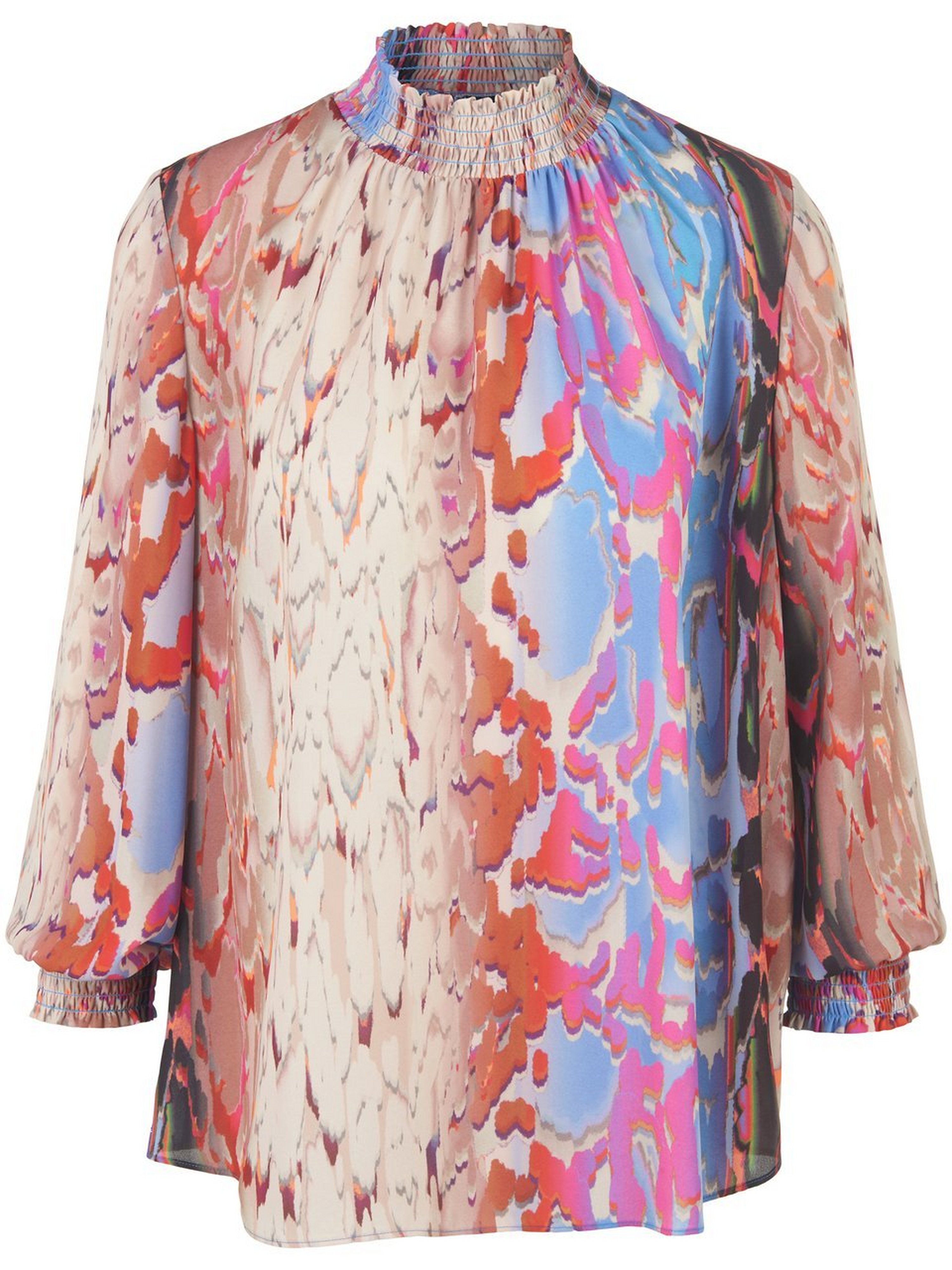 Bluse mit Stehkragen