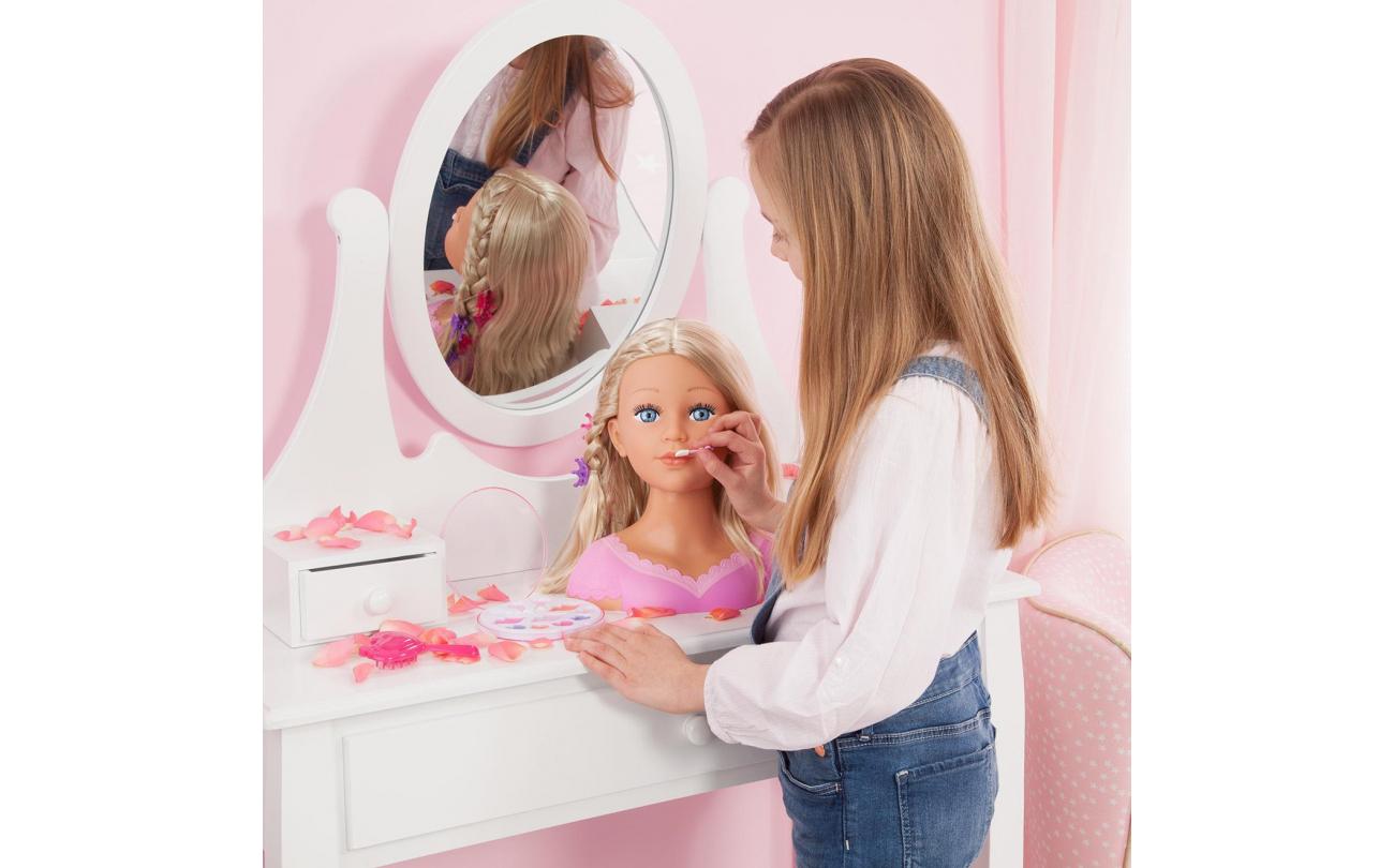 Charlene Super Model kaphoofd met make-up