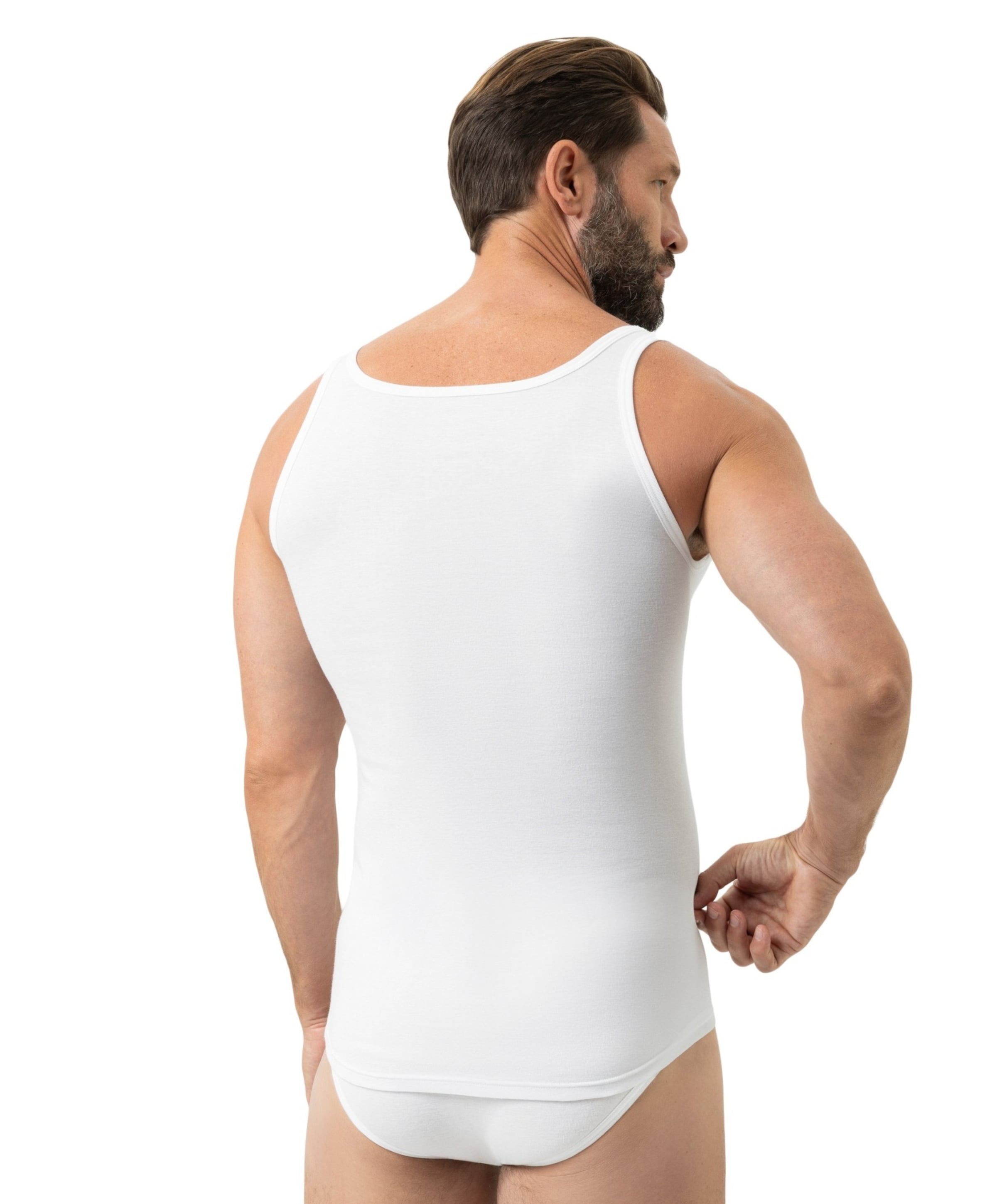Mey Heren singlet wit