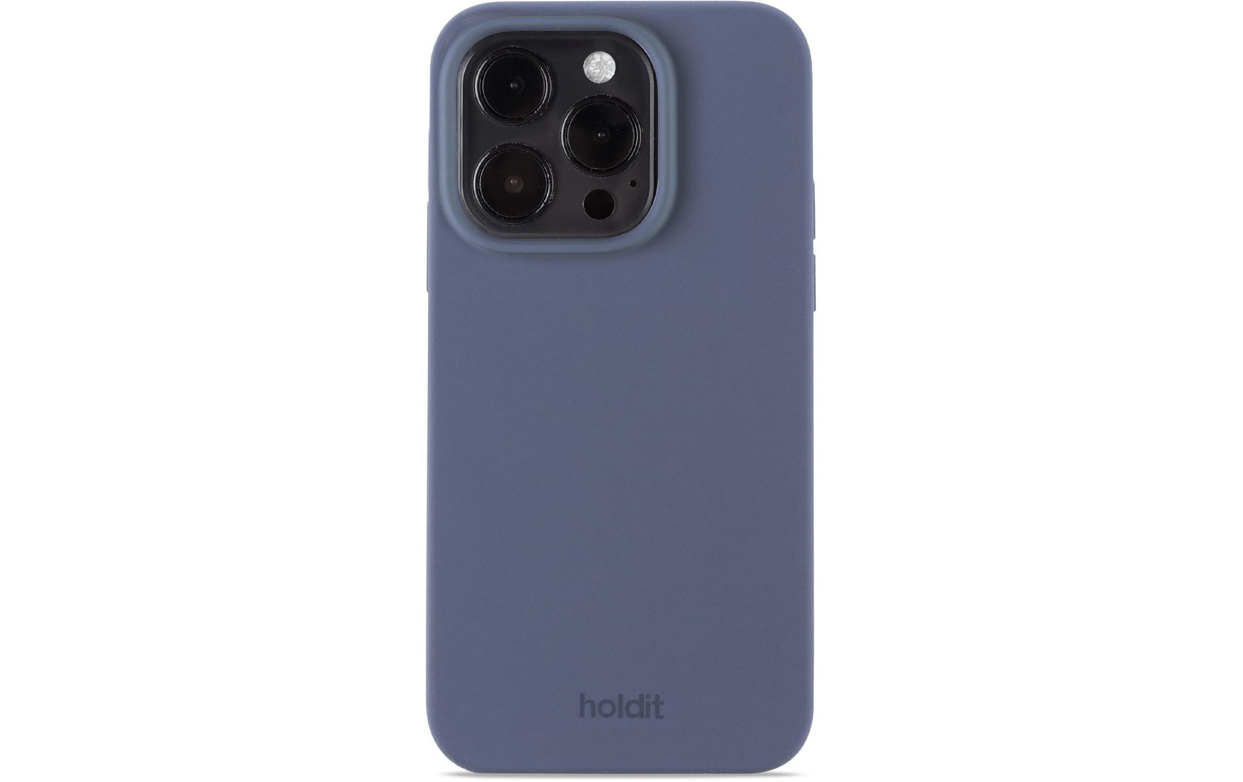 Back Cover Silicone iPhone 14 Pro BlauModerne Handyhülle aus ultradünnem und griffigem Silikon für das Apple iPhone 14 Pro