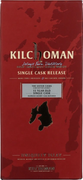 KILCHOMAN 15 YEARS 2008 OLOROSO SHERRY CASK 633 70CL