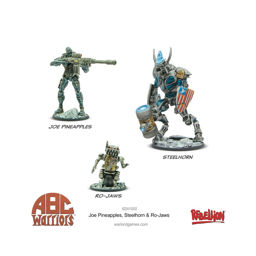 ABC Warriors - Joe Pineapples, Steelhorn & Ro-Jaws