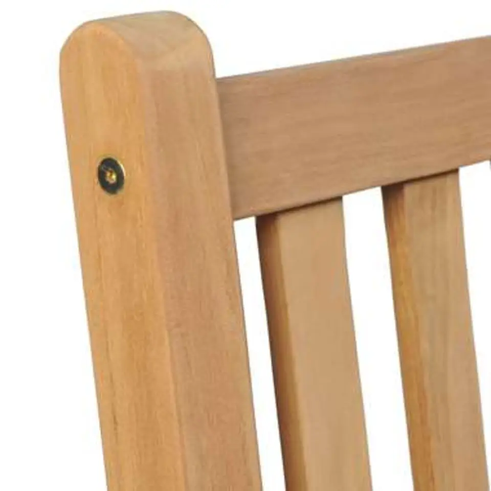 vidaXL - Tuinstoel - Bruin - Teakhout - 2 stuks