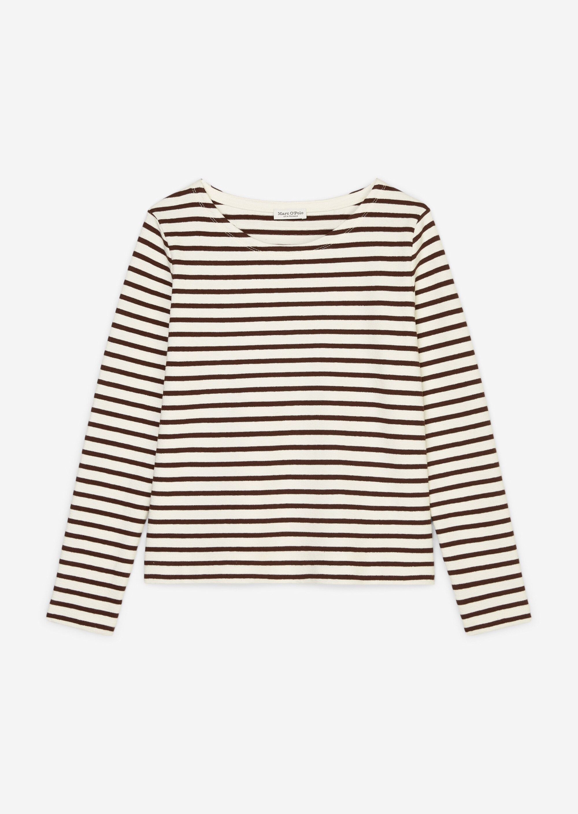 Streifen-Longsleeve regular aus Organic Cotton Jersey