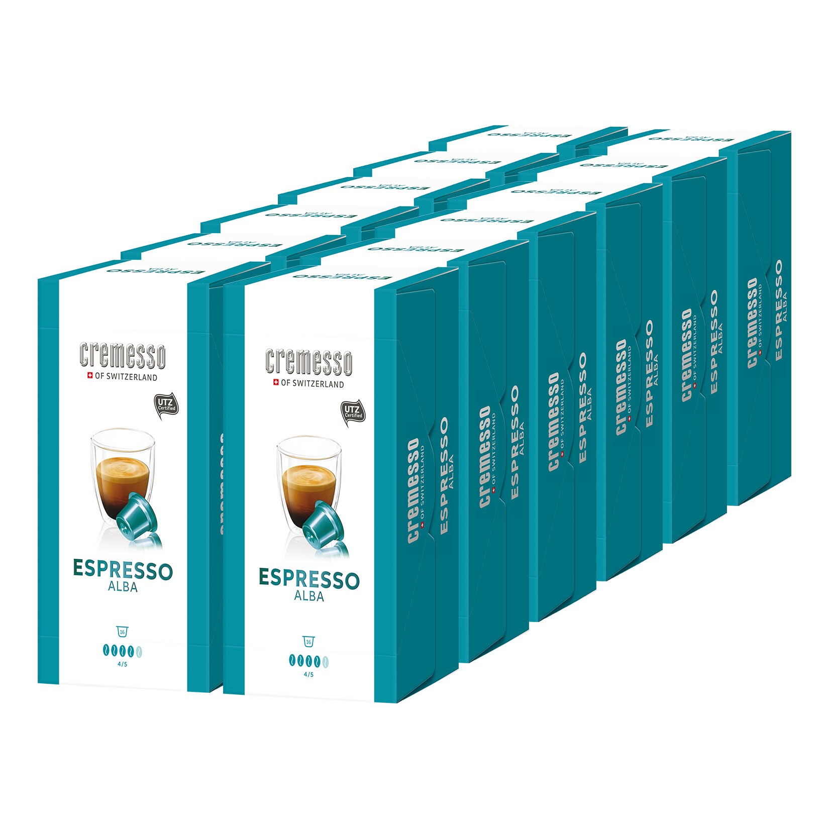 Cremesso Espresso Alba 16 Kapseln 96 g, 12er Pack