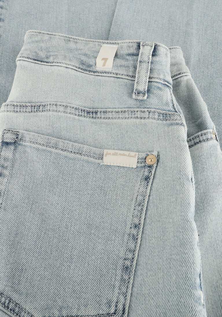 lichtblauwe 7 for all mankind straight leg jeans calie straight