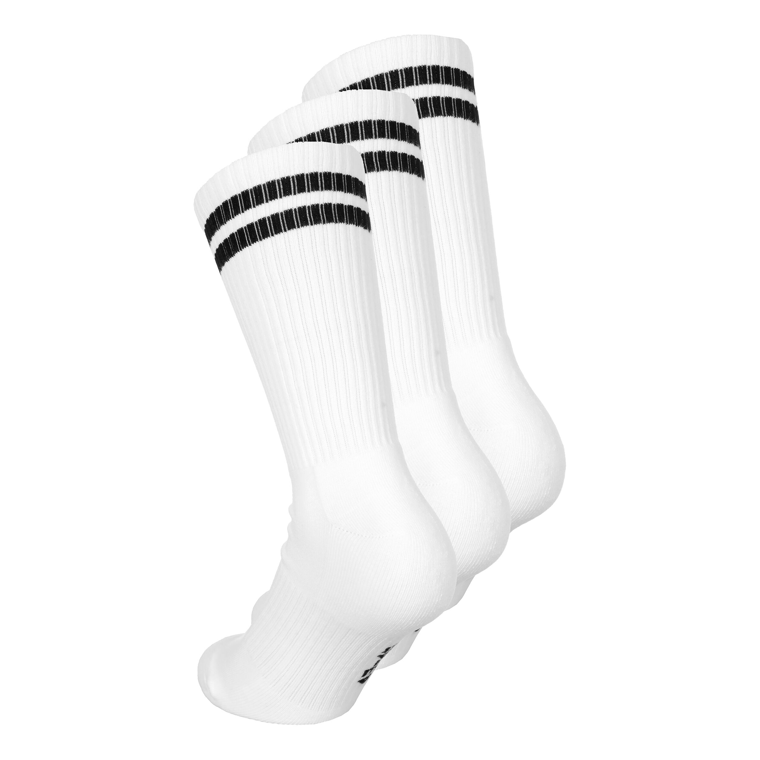 Quiet Please College Chaussettes De Tennis Pack De 3 - Blanc
