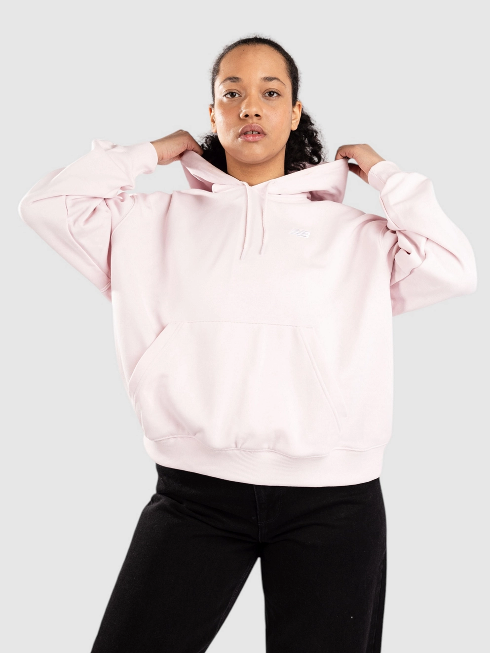 New Balance Sport Essentials French Terry Hoodie rose sugar