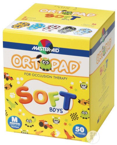 Ortopad Soft Boys Medium Caches Oculaires 76x54mm Pièces 50 (72242)