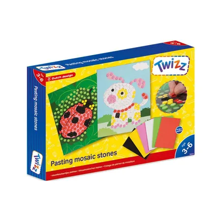 Johntoy Twizz®Mosaiksteinchen kleben