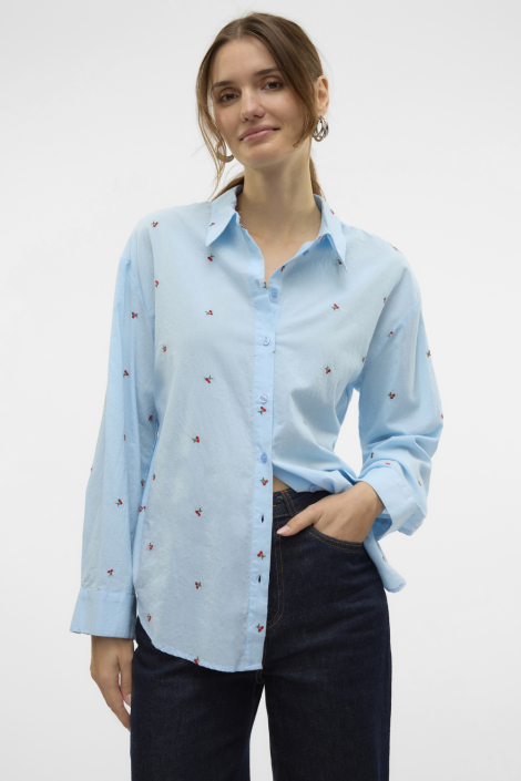 Vero Moda blauwe dames blouse