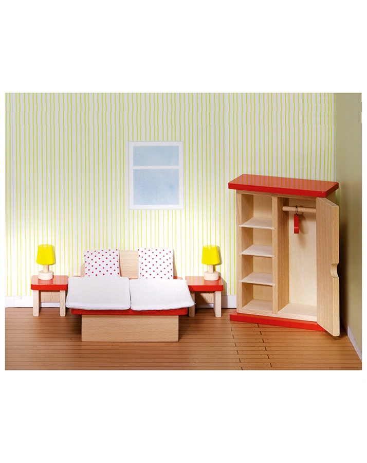 Puppenmöbel Schlafzimmer 11-teilig