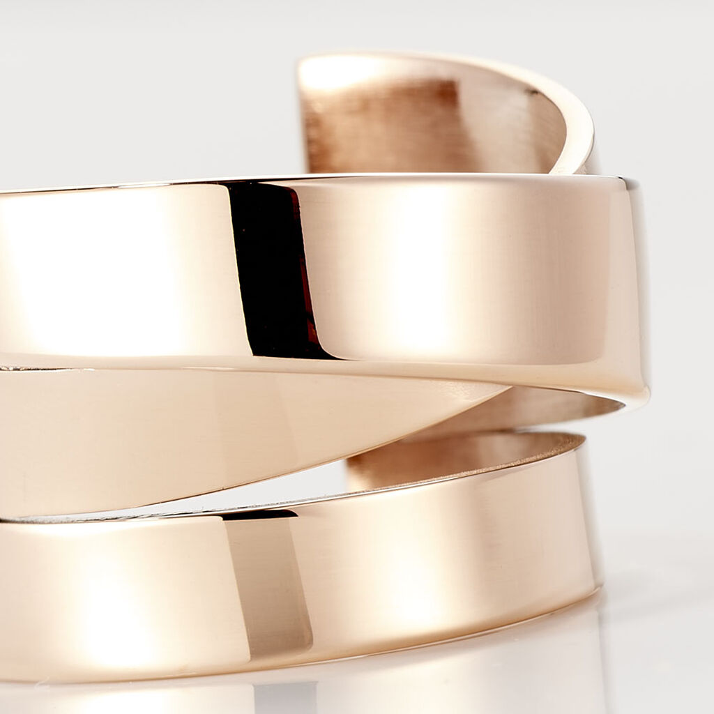 Bague Pure Acier Rose