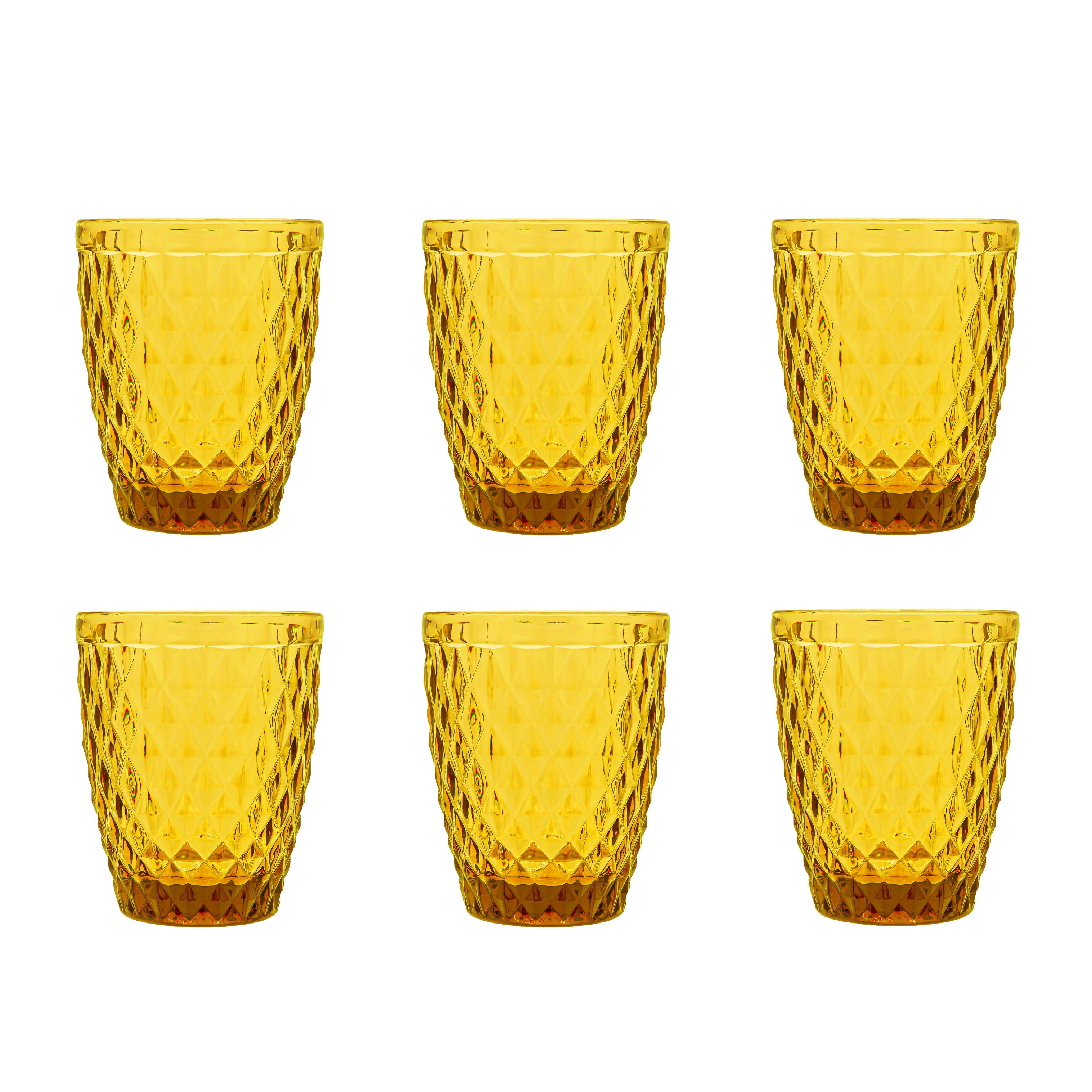 Medard de Noblat Diamond waterglas (220 ml) (set van 6)
