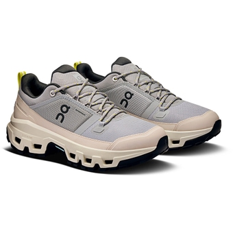 ON Cloudrock Low Waterproof Wander- & Trekkingschuhe Alloy / Ice Damen