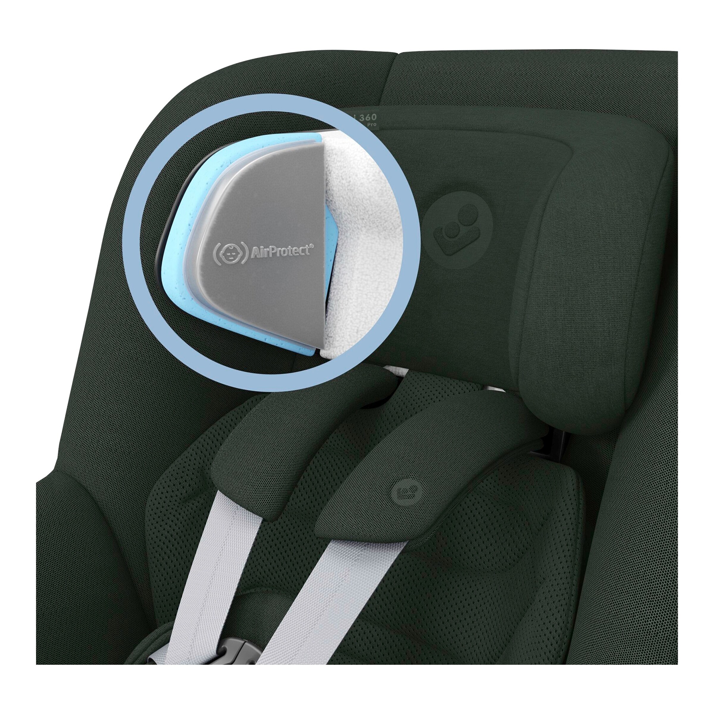 Maxi-Cosi - Premium Kindersitz Pearl 360 Pro i-Size authentic green