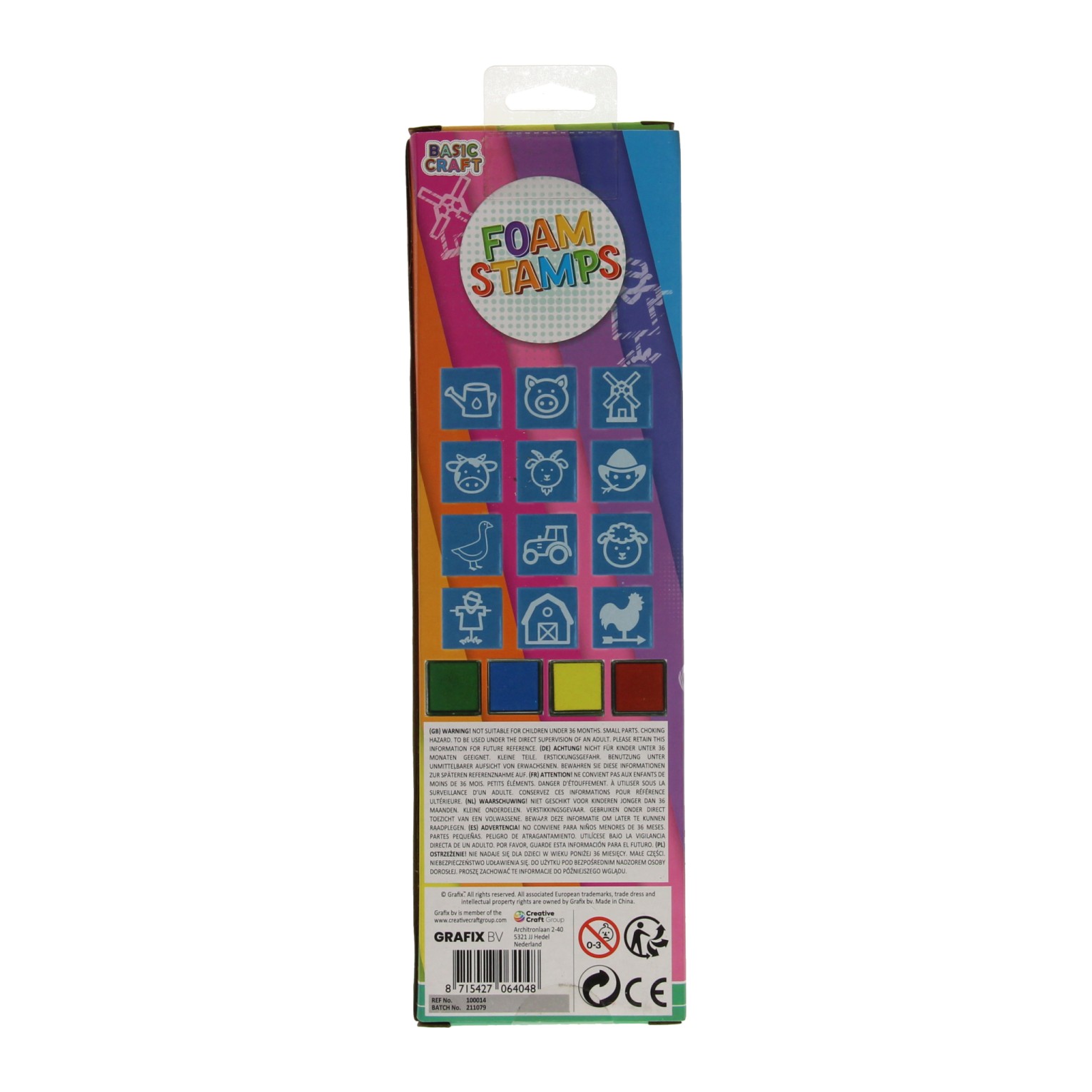 Foam Stempelset - Blauw
