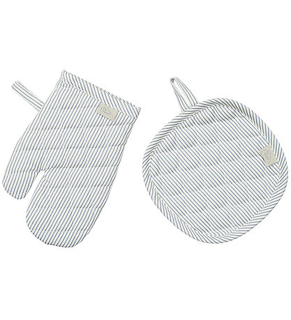 Cam Cam Topflappen & Topflappen - Classic+ Streifen Blue