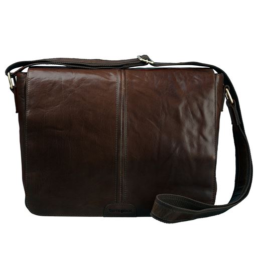 Springfield Crossbody Taske, Darkbrown