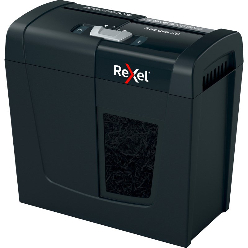 Destructeur Rexel Secure X6 - Coupe croisée