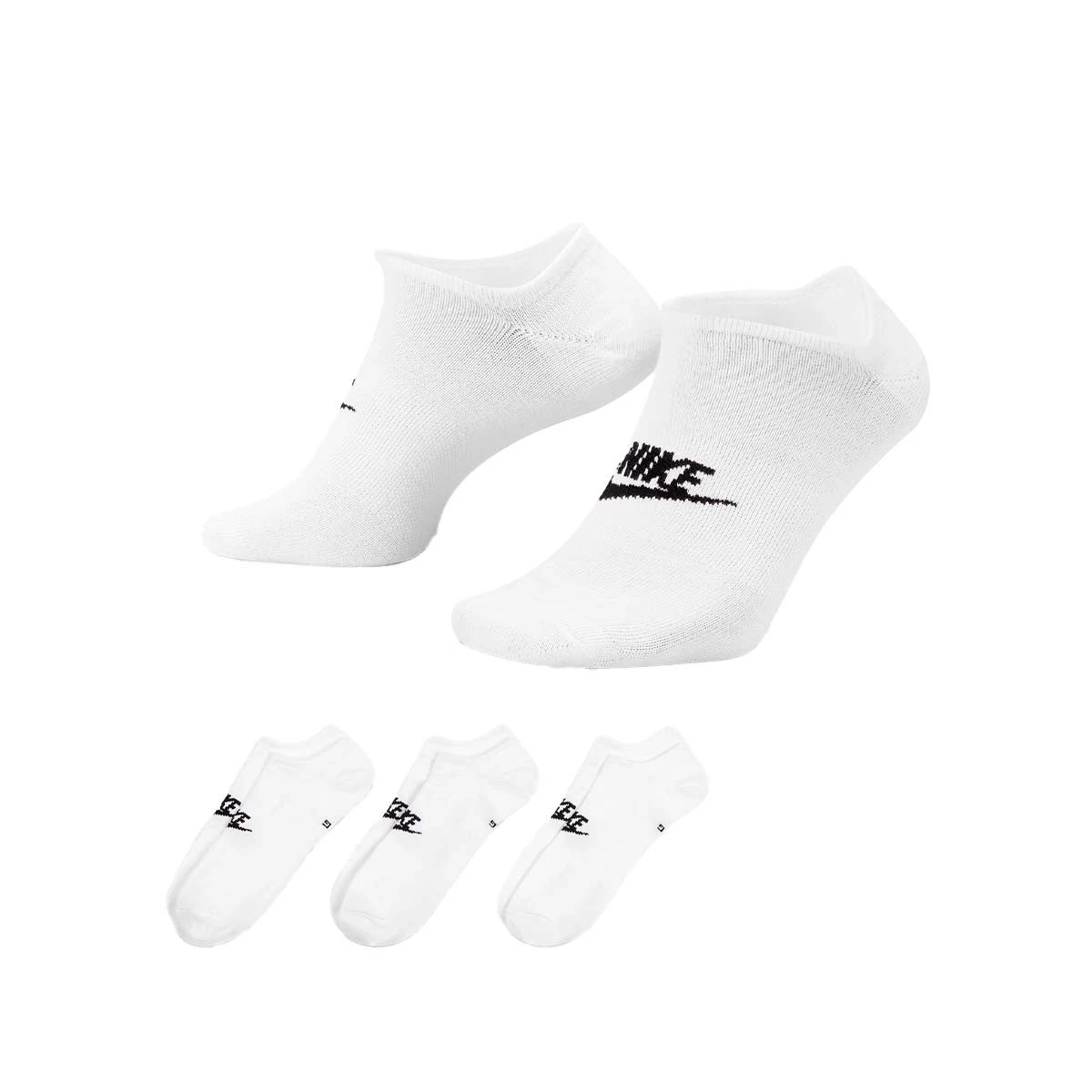 Meias Nike Sportswear Everyday Essential No-Show (3 Pares)