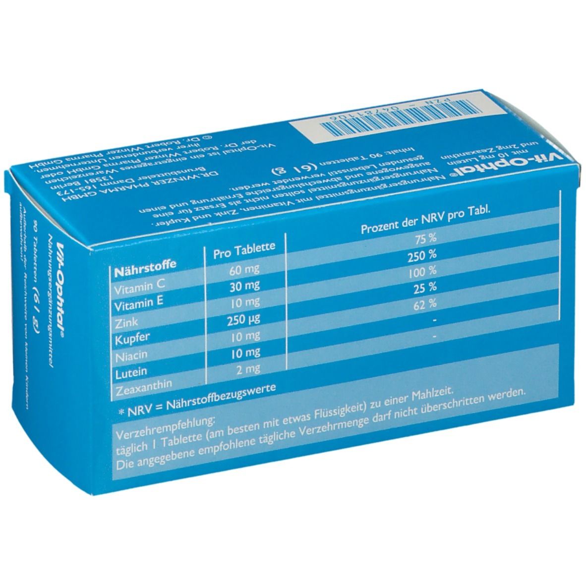 Vit-Ophtal® mit 10 mg Lutein