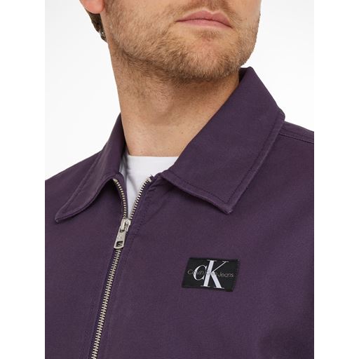 Calvin Klein Jeans Workwear Cropped Jakke, Purple Velvet, XL