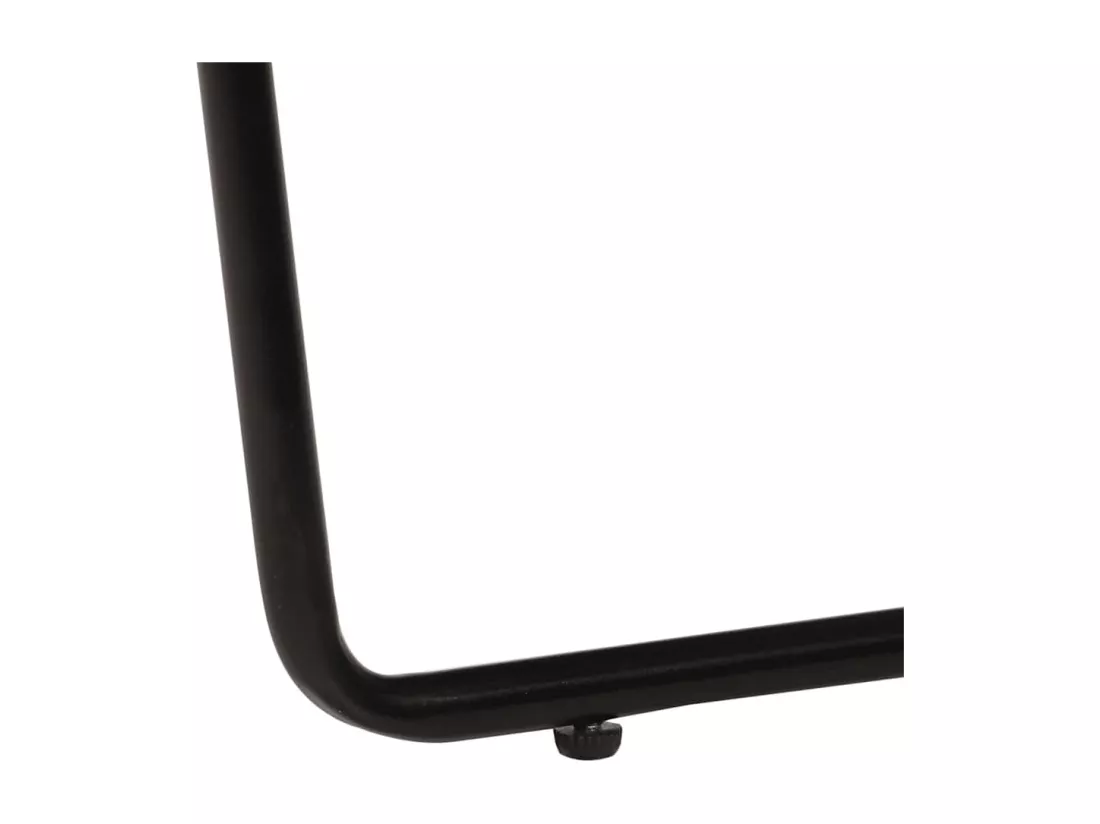Chaise marron cuir véritable