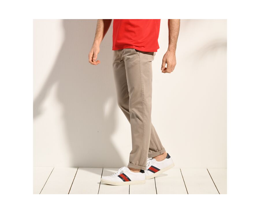 Pantalon chino homme Gris Vert - KYRK