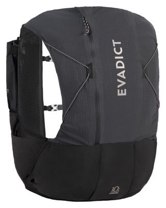 Gilet d'hydratation Trail Kiprun Evadict 10L Noir