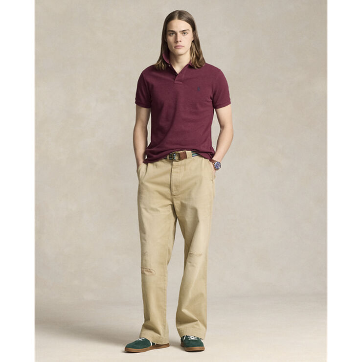 Polo Ralph Lauren BASIC MESH-SSL-KNT Vintage port heather/c7587